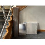 (4) Packs of (8) Vinyl Suspended Ceiling Tiles, Excess Tiles And (6) Approximate 1.5m Floorboards