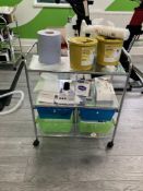 3 Tier Wheeled Shelving Unit To Include Sterilized Equipment