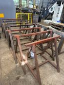 (9) Various Sized Steel Trestles