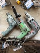 Bosch Impact Drill, Hitachi Impact Drill & Makita Impact Drill