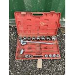 Unbadged 19mm - 50mm Socket Set