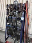 Rack with Various Clamps, Approx 90