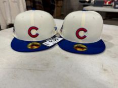 Lot of (2) New Era Chicago Cubs Baseball Hats