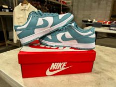 Nike Dunk Low Retro - White/Denim Turq, Size 12 M