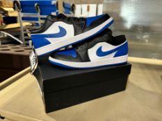 Nike Air Jordan 1 Low - White/Royal Blue-Black-White, Size 13 M