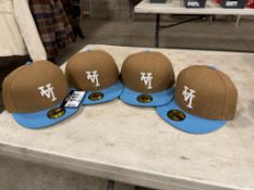 Lot of (4) New Era LA Dodgers Baseball Hats