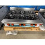 NEW SIERRA HP636 6-BURNER GAS COUNTERTOP HOT PLATE