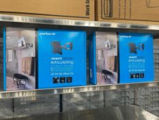 (2) PEERLESS SA740P SMARTMOUNT ARTICULATING WALL MOUNT 22