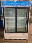 OMCAN 50032 DOUBLE SLIDING GLASS DOOR COOLER