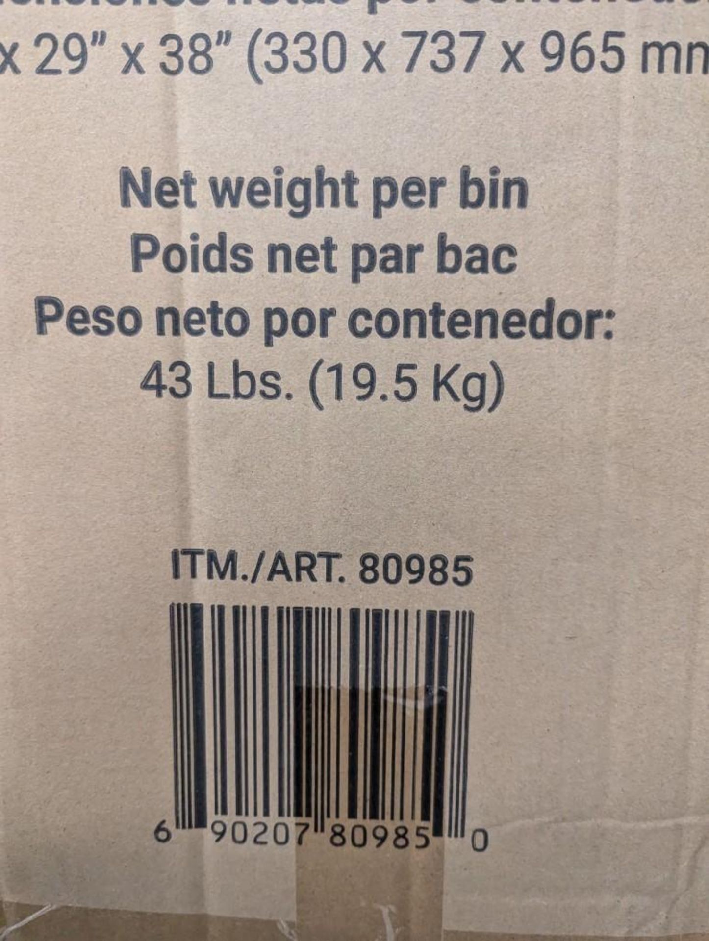 NEW 21 GALLON INGREDIENT BIN WITH SLIDING LID, OMCAN 80985 - Image 8 of 8