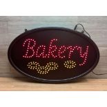 NEW LED OVAL BAKERY SIGN BOARD