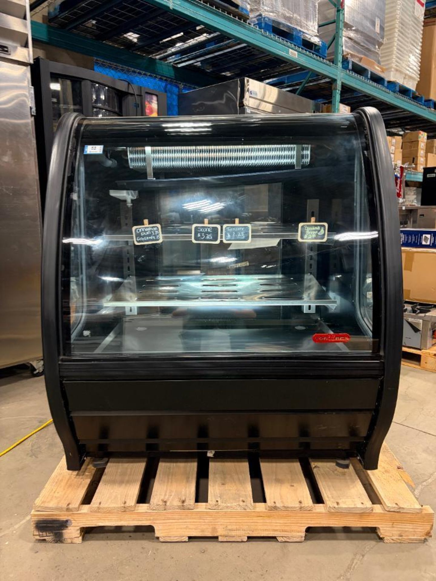 TORREY TEM100NL-UL 40" CURVED GLASS REFRIGERATED DISPLAY CASE - Image 8 of 14