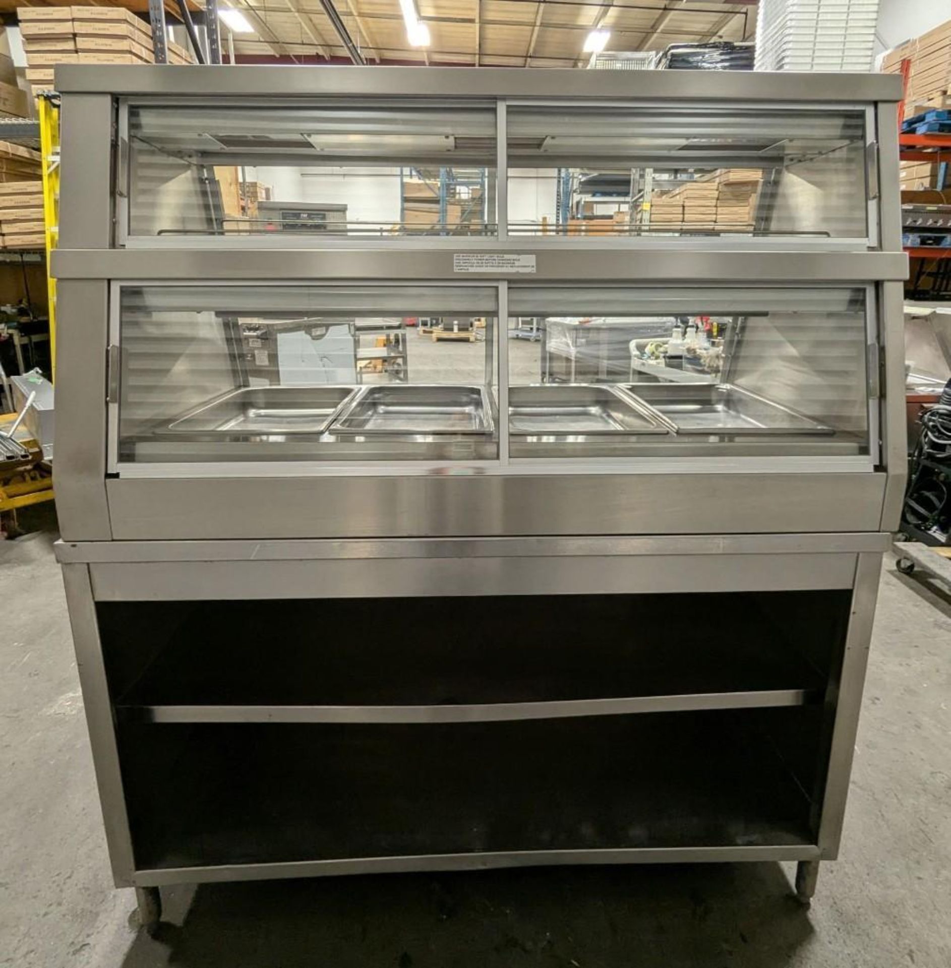 NEW HENNY PENNY CW-216 60" 2-TIER DISPLAY WARMER WITH CABINET - Image 10 of 13