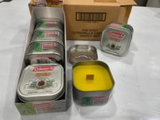 BOX OF COLEMAN 25HR PINE SCENT CITRONELLA CANDLES - 6/BOX - NEW