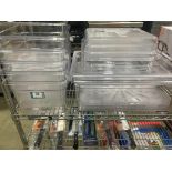 (12) ASSORTED SIZE BROWNE POLY CARB INSERTS - NEW