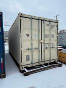 Skidded 20’ Seacan w/ Shelving (Other Contents Not Included)