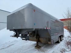 2015 MillcoSteel Dually T/A Gooseneck Tool Crib Trailer, VIN #: 2T9FV1827FB004002