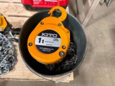 Kito 1 Ton Chain Hoist