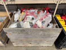 Crate of Asst. Harnesses, Fall Arrestors, etc.