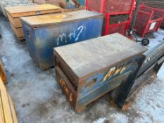 Lot of (2) Assorted Job Boxes w/ Assorted Sand Bags, Nuts, etc.