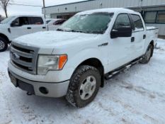 2013 Ford F-150 XLT 4x4 Crew Cab Pick-Up Truck, 179,465 km showing, VIN #: 1FTFW1EF7DFD13691