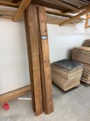 Lot of Approx. (17) Brown Pressure Treated 6' x 5.5