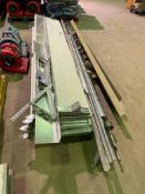 Approx. 9’ X 10.5’ Garage Door w/ Asst. Parts