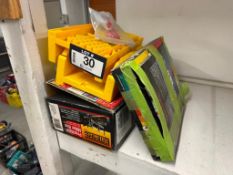 Lot of (2) Miter Blocks, (1) Precision Miter Box, etc.