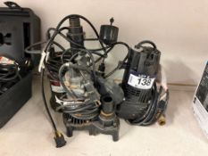 Lot of (3) Asst. Sump Pumps