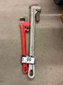 Lot of (2) Pipe Wrenches
