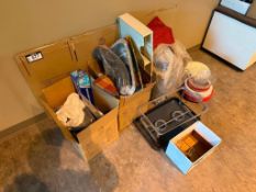 Lot of Asst. Kitchen Equipment, Including Plates, Aluminum Foil, Cutlery, etc.