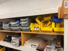 Lot of Asst. Plastic Part Bins