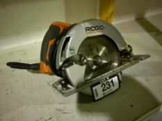 Ridgid 7-1/4” Circular Saw