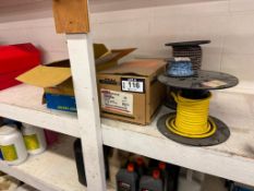 Lot of Asst. Starter Wire, Bungee Cord, Battery Tester, etc.