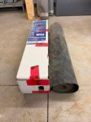 Lot of (1) Roll Blueskin Waterproofing Skin and (1) Roll Black Roofing Underlay.