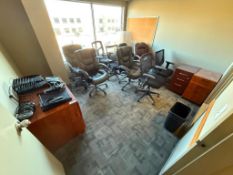 Contents of Office, Including (9) Task Chairs, (1) Filing Cabinet, (2) Desk Drawers, etc.