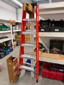 Study 6' Fiberglass Step Ladder