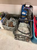 Lot of Asst. Chain, Tire Chains, Chain Straps, etc.