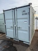 9 ft. Shipping Container w. Mandoor and Window