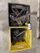 Lot of (2) Milk Crates of Asst. Hardware, Nuts, etc.