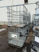 Lot of (2) IBC Tank Skids