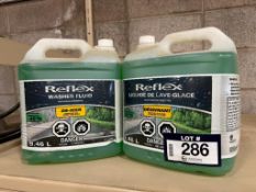 Lot of (2) 9.46L Jugs of Bug Washer Fluid