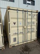 20 ft. Shipping Container c/w Racking