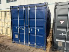 20 ft. Shipping Container w. Wall Shelving