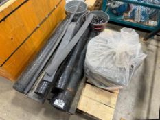 Pallet of Asst. Rubber Matting, Absorbent Pads, etc.