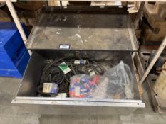 Mountable Heavy Duty Drawer w/ Asst. Automotive Parts including Belts, etc.