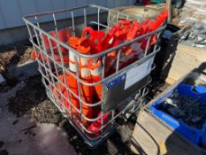 Crate of assorted Delineators