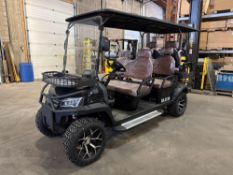 New SDLANCH SDLGC100 6-Seat Electric Golf Cart - 4000W AC Electric Motor, 60V100AH Battery