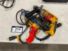 Lot of (2) DeWalt Electric Drills