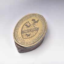 THE ARCHDEACONRY OF RICHMOND: A BRASS OVAL ARMORIAL SEAL DATED 1855